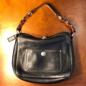 Authentic Coach Pebble Grain Leather Hobo Bag